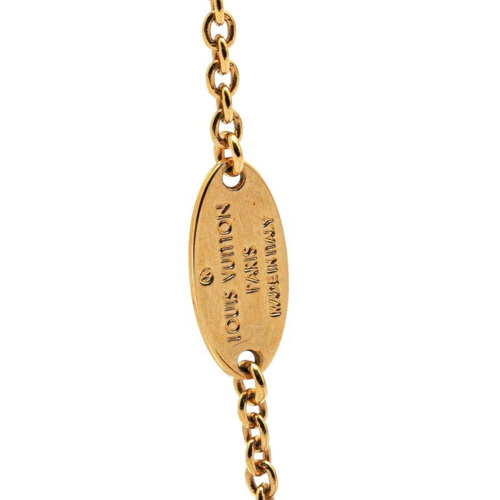 LOUIS VUITTON Gold Necklace - Picture 4 of 7